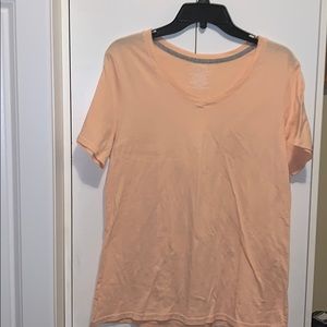 V-neck T-shirt.